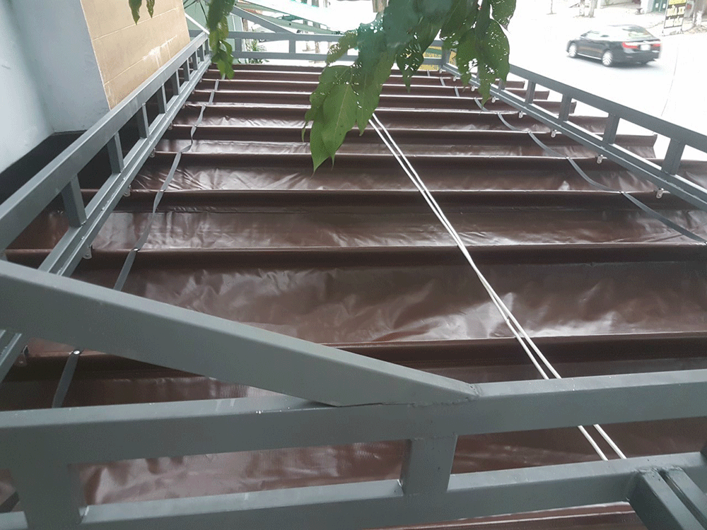 Thi công mái xếp quảng ngãi