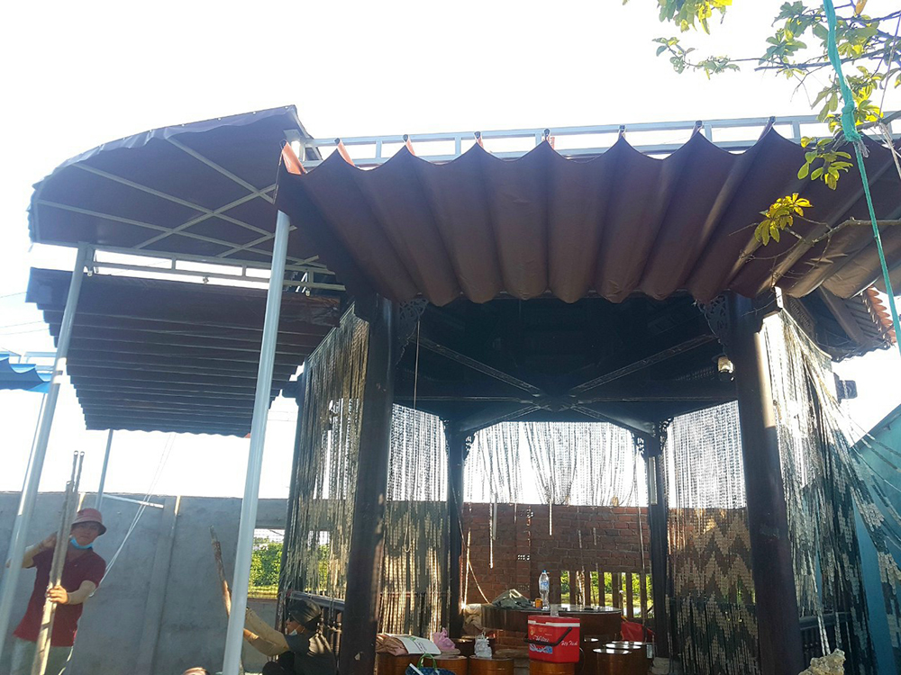 Thi công trọn gói mái xếp Quảng Ngãi